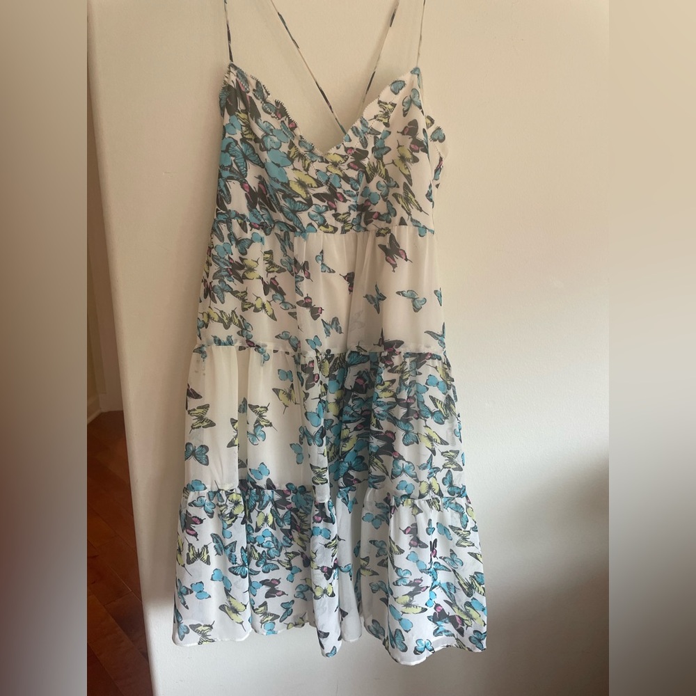 Gorgeous tiered butterfly sundress. Like new.